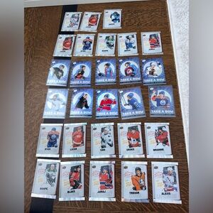 2024-25 UD TIM HORTONS ROOKIES Take a Bow &Retrospective In The Books Cards X 28